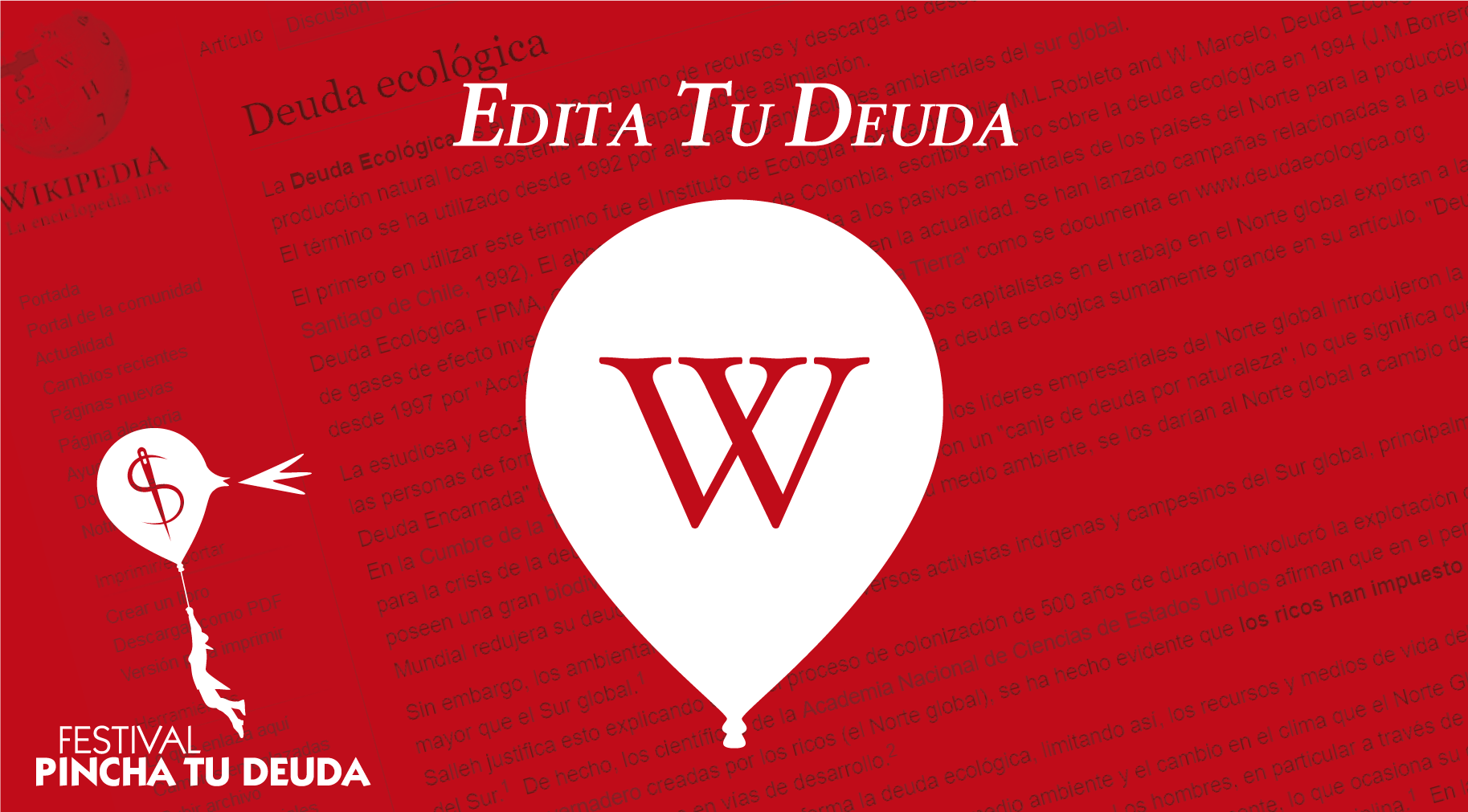 Edition marathon 'Edita Tu Deuda' (Edit your Debt)