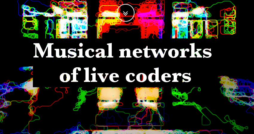 Musical networks of live coders