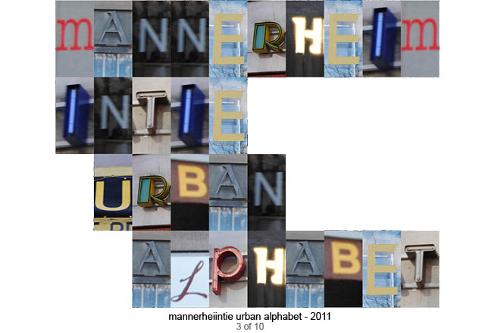 urban alphabets