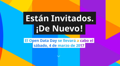 Estás invitadx, de nuevo, al día de los datos abiertos