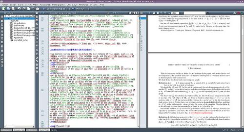 Captura del editor de LaTex Texmaker, de Linux Screenshots. https://flic.kr/p/mMGa2v. [[https://creativecommons.org/licenses/by-nc/2.0/][Licencia CC]]