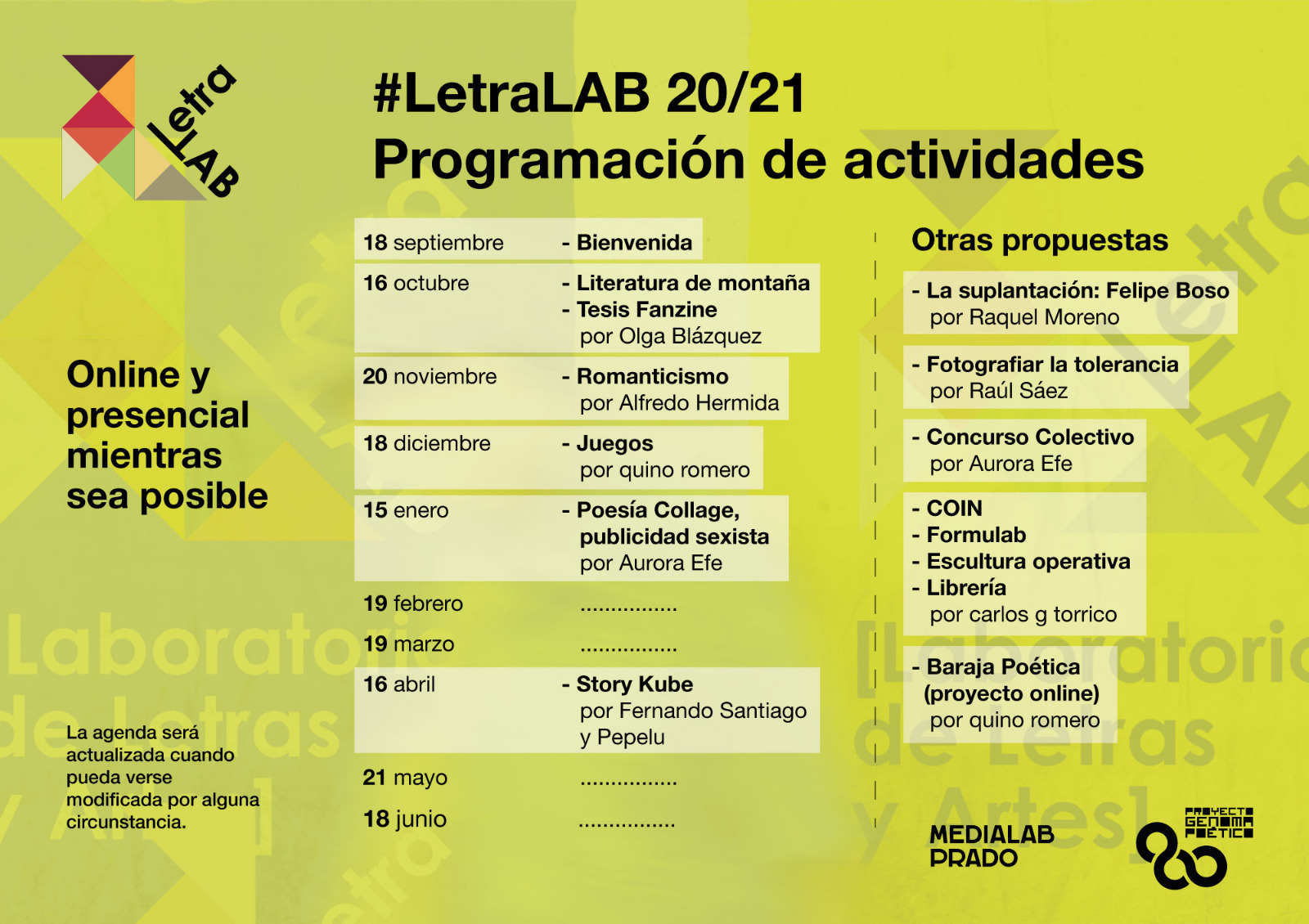 Programación LetraLAB