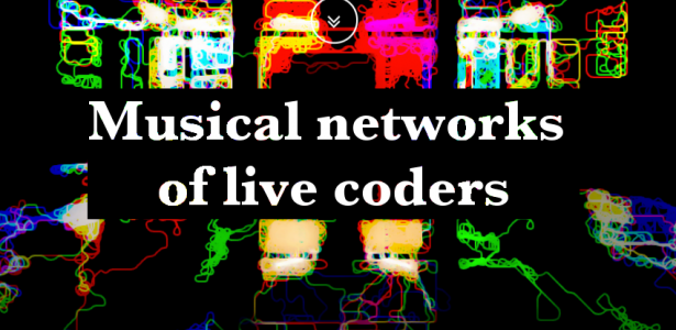 Musical networks of live coders