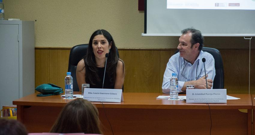 XI Certamen, acto de entrega de premios del XI Certamen Incubadora de Sondeos y Experimentos  Dña. Laura Guerrero Gómez, Jefa de área en la Subdirección General de Difusión Estadística del Instituto Nacional de Estadística https://estudiosestadisticos.ucm.es/idsye-entregapremios