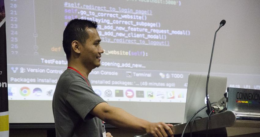 PyCon MY Selenium Web Driver With Python by Muhammad Juwaini Bin Abdul Rahman -8 https://flic.kr/p/XVNYMN