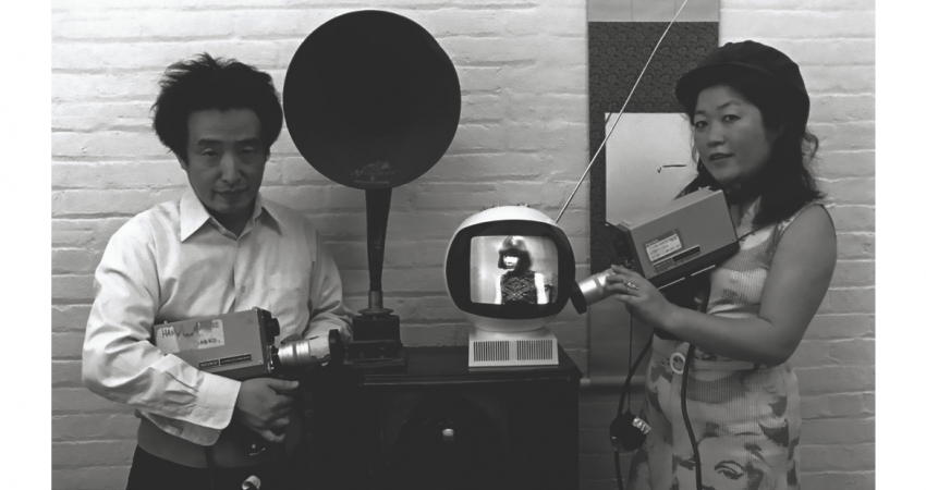 1973 Tom Haart Shigedo Kubota  Nam June Paik in Studio  Name June Paik Museum_ (002)