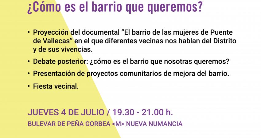 Cartel de la actividad