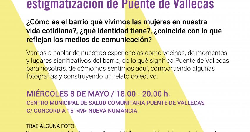 Cartel taller Memoria e identidad