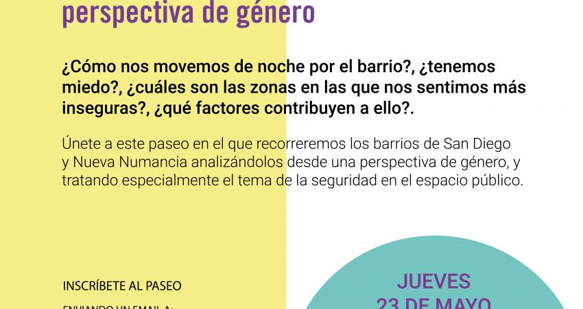 Cartel paseo nocturno