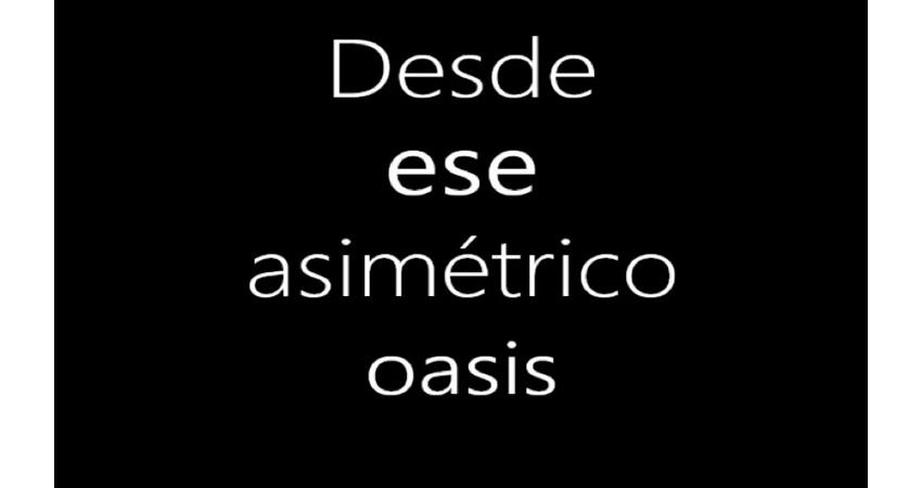 letras blancas sobrefondo negro