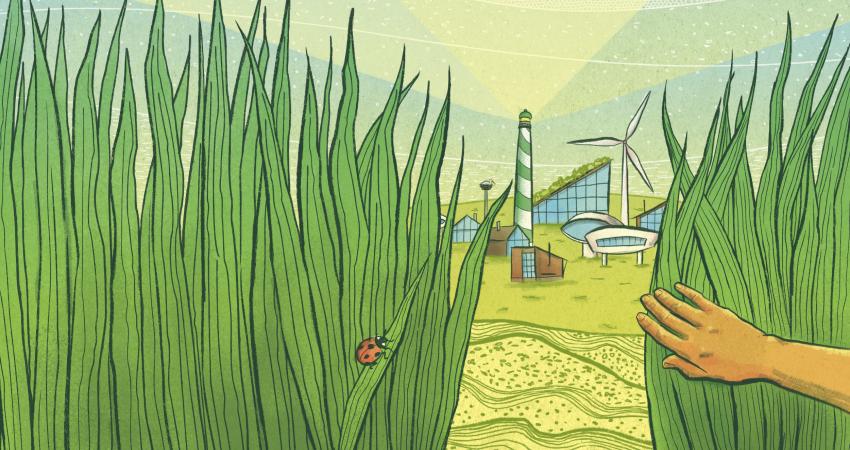 Imagen que muestra como se puede descubrir una ciudad más verde