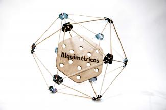 Icosaedro geodésico alquimétrico