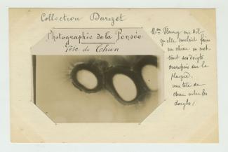Louis Darget, Photographie de la Pensée (1897). Archivo de la artista.