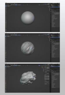 Diseño de roca para impresión 3D