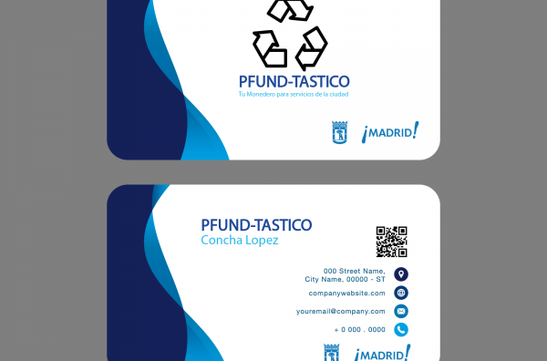 Tarjeta del modelo de monedero de billetera digital