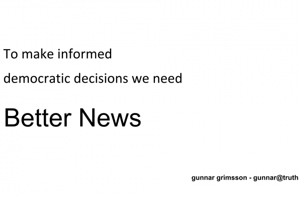 Better news for a better democracy