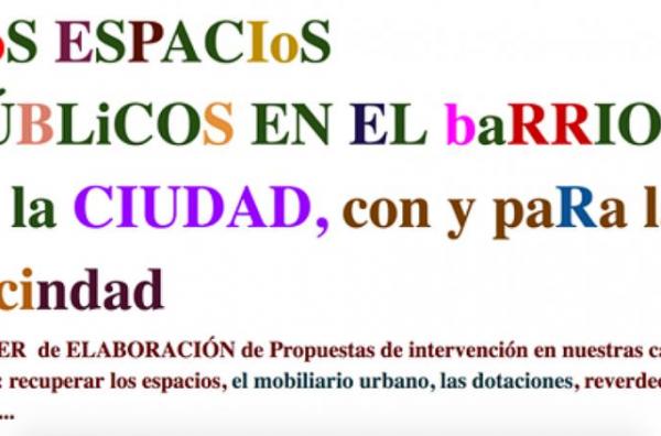 espacios públicos en el barrio