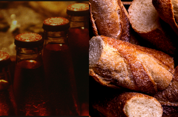 pan, alimento, cerveza