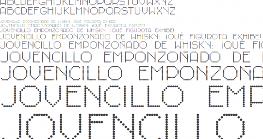 tipografía fachada digital