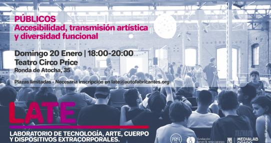 Imagen cartel 20 enero 2019 a las 18h en el circo price