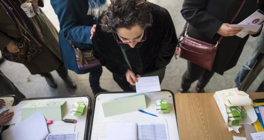 Registro durante la entrada de participantes al G1000