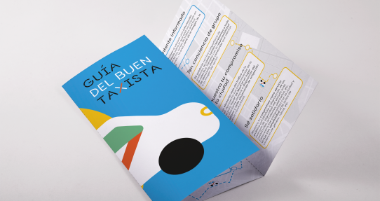 Artes finales tríptico buenas prácticas sector taxi