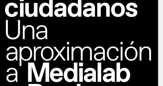 Portada del libro "Laboratorios ciudadanos. Una aproximación a Medialab Prado"