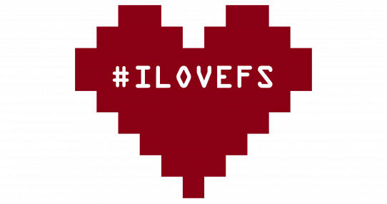 Corazón del día del amor por el software libre
