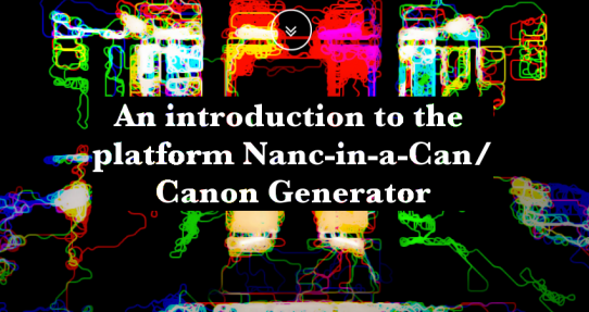 An introduction to the platform Nanc-in-a-Can/Canon Generator