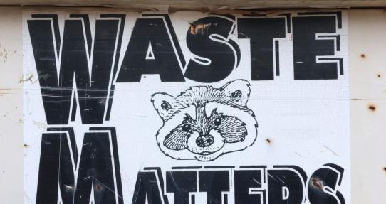 Waste matters graffity
